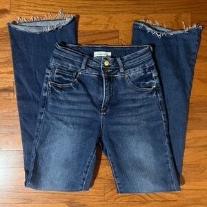 KanCan Mid-rise Bootcut Jeans 3/26, 10.5” rise, 32” inseam